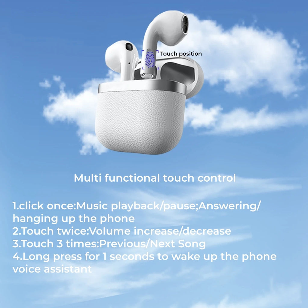 True Wireless Bluetooth 5 49 Earphones 72 Hour Battery Life Semi Ear