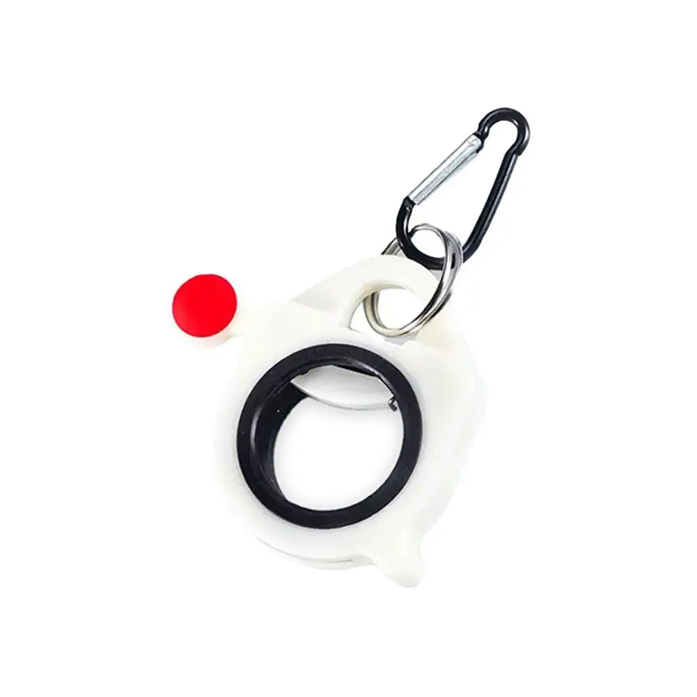 1/2PCS Portable Cable Tie Organizer with Hanging Buckle, Fluorescent for Neatly Storing & Dispensing Wire Ties Anti-Loss Design Zpaxo Round