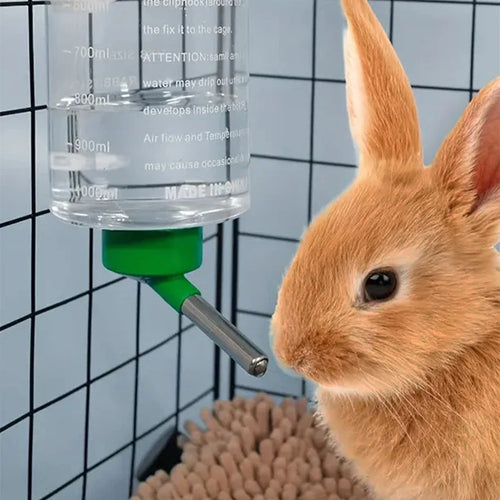 1 pc Random 1000ml Rabbit Drinking Plastic Water Bottle Dispenser Feeder Hanging Pet Guinea Pig Squirrel Rabbit Drinking Bottle Zpaxo