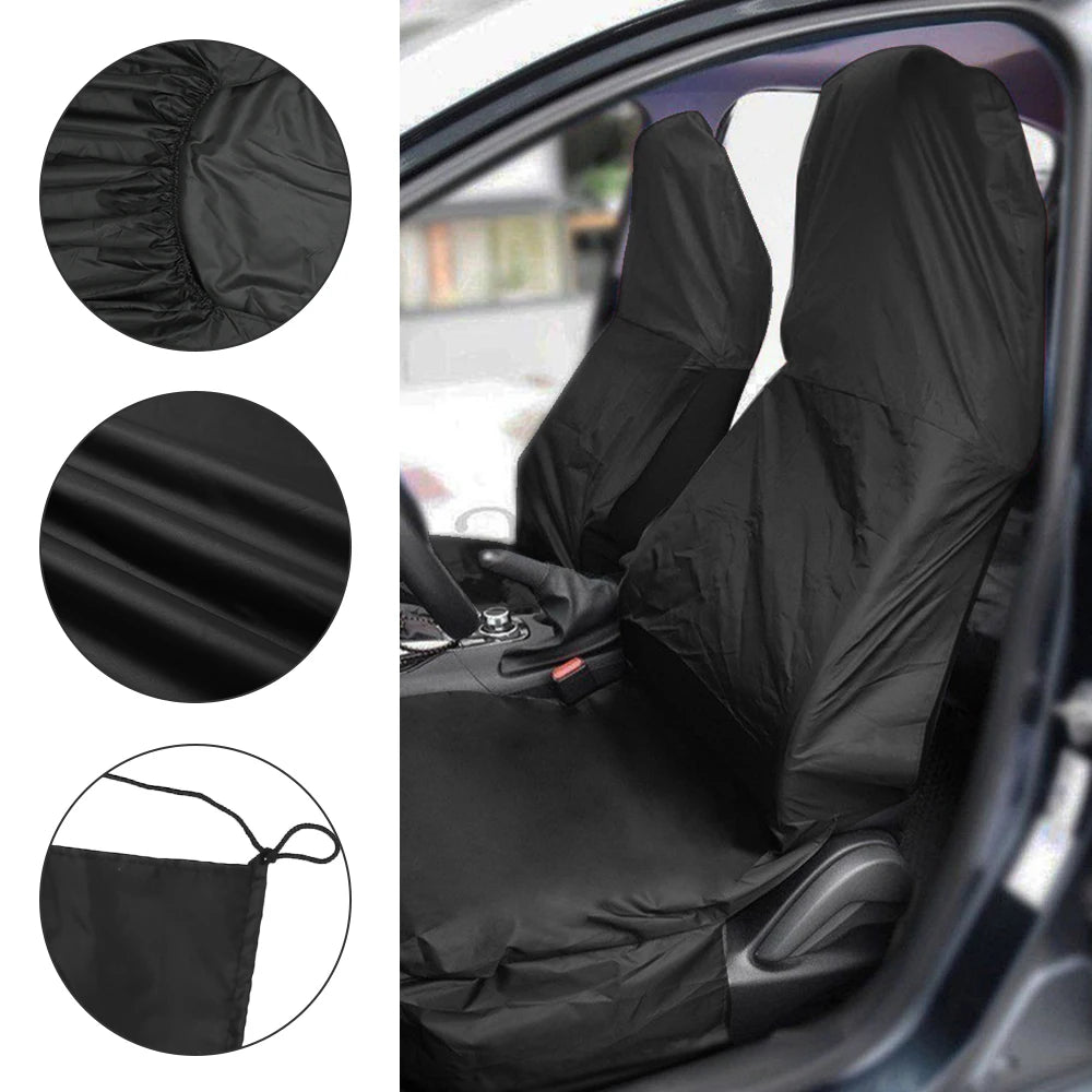 Car Seat Cover Waterproof Fabric Universal Car Seat Covers Set Accessories Interior For Most Car Suv Truck Van Seat Cushion 2024 Zpaxo