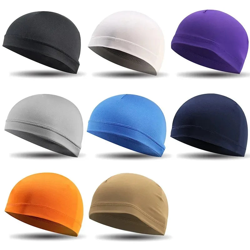 Quick-Dry Cycling Inner Cap – Anti-UV Unisex Helmet Sports Hat