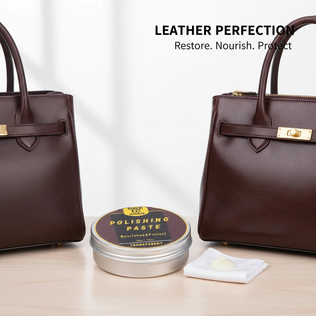 High Quality Multi Purpose Leather Care Cream for Bags Wallets Belts Moisturizing and Restore Softness Anti‑Crack 50g/100g Zpaxo