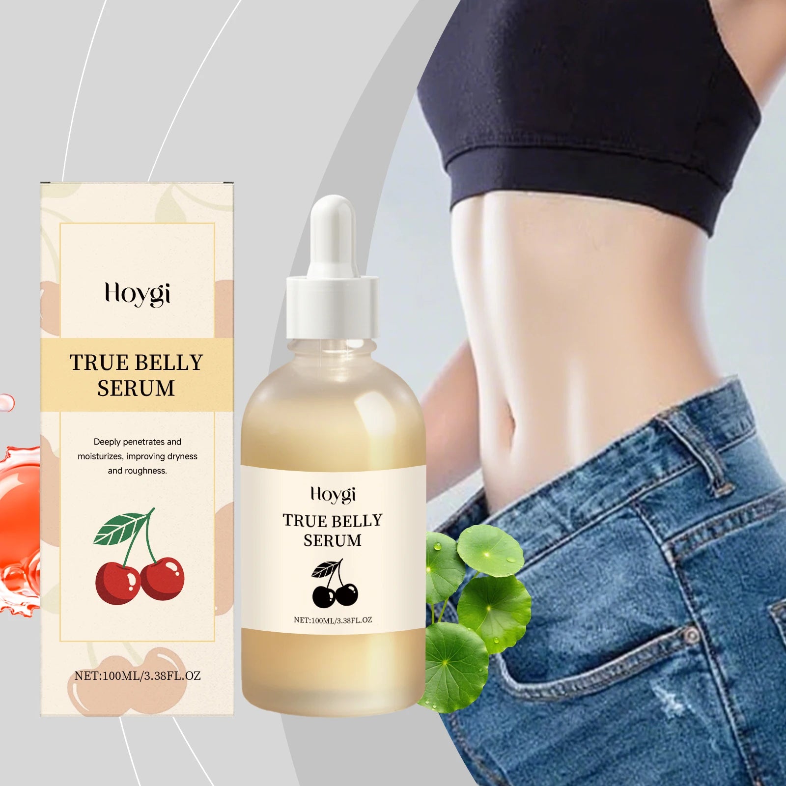 Hoygi Belly Firming Serum with Hyaluronic Acid – 100ml Body Firming Serum Zpaxo