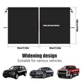 2/3pcs Car Window Curtains Universal Sun Shades Side Between Rear Seat Covers Divider Curtain Auto Blackout Camperize Sunscreen Zpaxo 2pcs