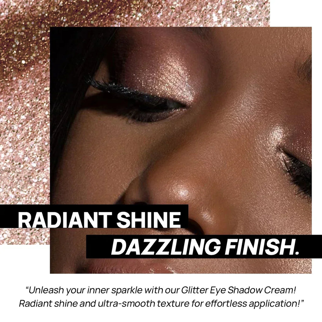 1PC Long-lasting, Mashed Potato Texture Eye Shadow, Glittery Finish, Fine Powder, Perfect for Creating Charming Eye Makeup Zpaxo