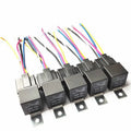 Waterproof Automotive Relay 12V 5Pin 40A Car Harness Socket Vehicle Zpaxo 12V