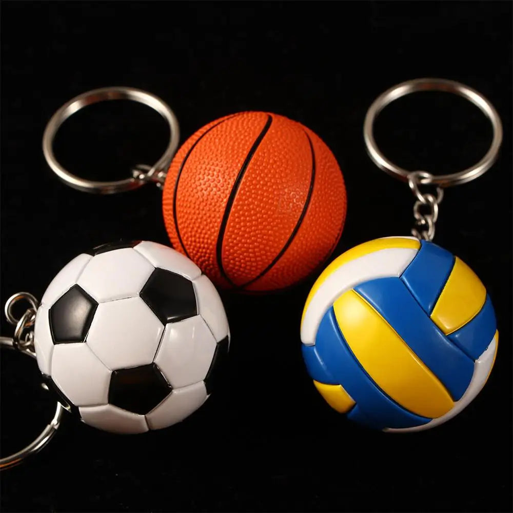 Volleyball Car Accessories Car Pendant Soccer Fun Keychains Key Ring Ball KeyChain Key Holder Bag Pendant Zpaxo