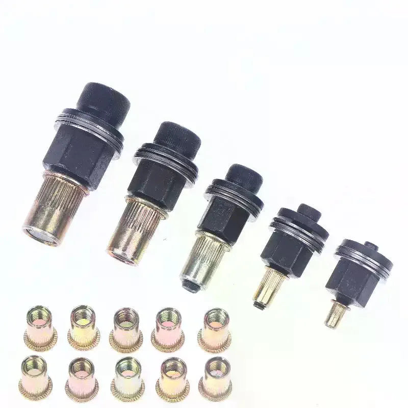 Simple Installation Hand Rivet Nut 11Pcs Manual Riveter Nut Tool Accessory For Nuts M3 M4 M5 M6 M8 M10 M12 Zpaxo
