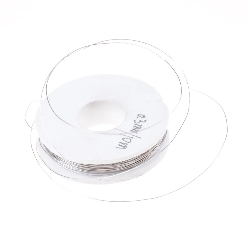 ▶10m Nichrome wire Diameter 0.2MM 0.3MM Heating wire Resistance wire Alloy heating High Density Coils Premade Coil Zpaxo 1pcs