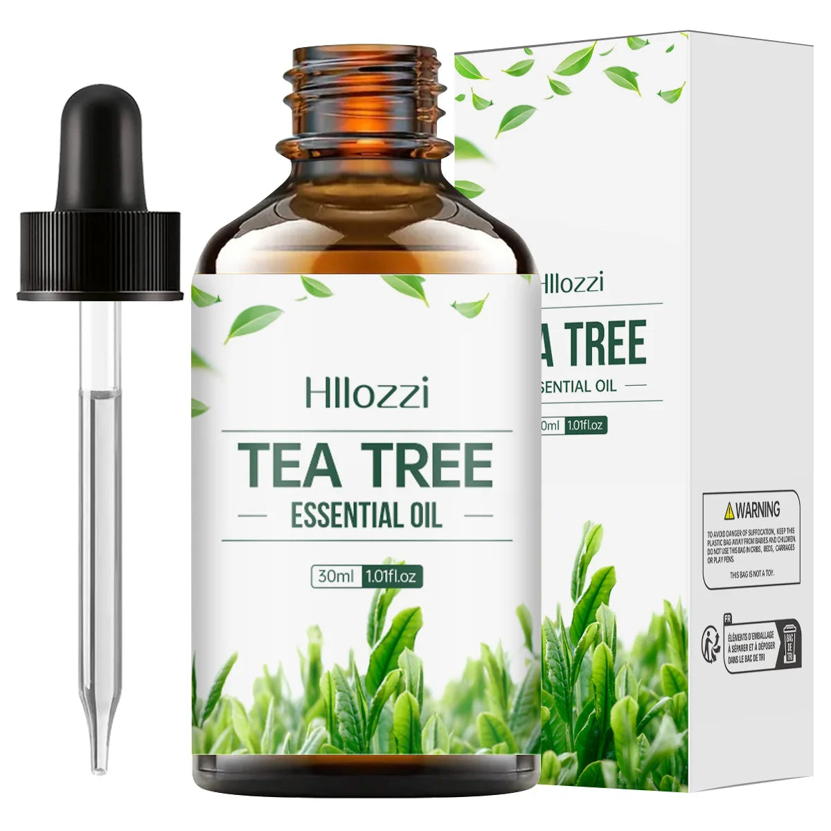 TEA TREE ESSENTIAL OIL A High-Quality Moisturizing Nourishing Massage Oil With A Refreshing Scent, Suitable For All Skin Types Zpaxo 30ml Other