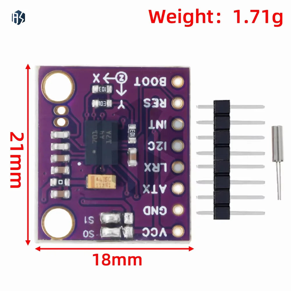 ‌GY-BNO055 9DOF IMU Sensor Module - 9-Axis Absolute Orientation Breakout Board with I2C Interface for Robotics/Drones (Gyroscope Zpaxo