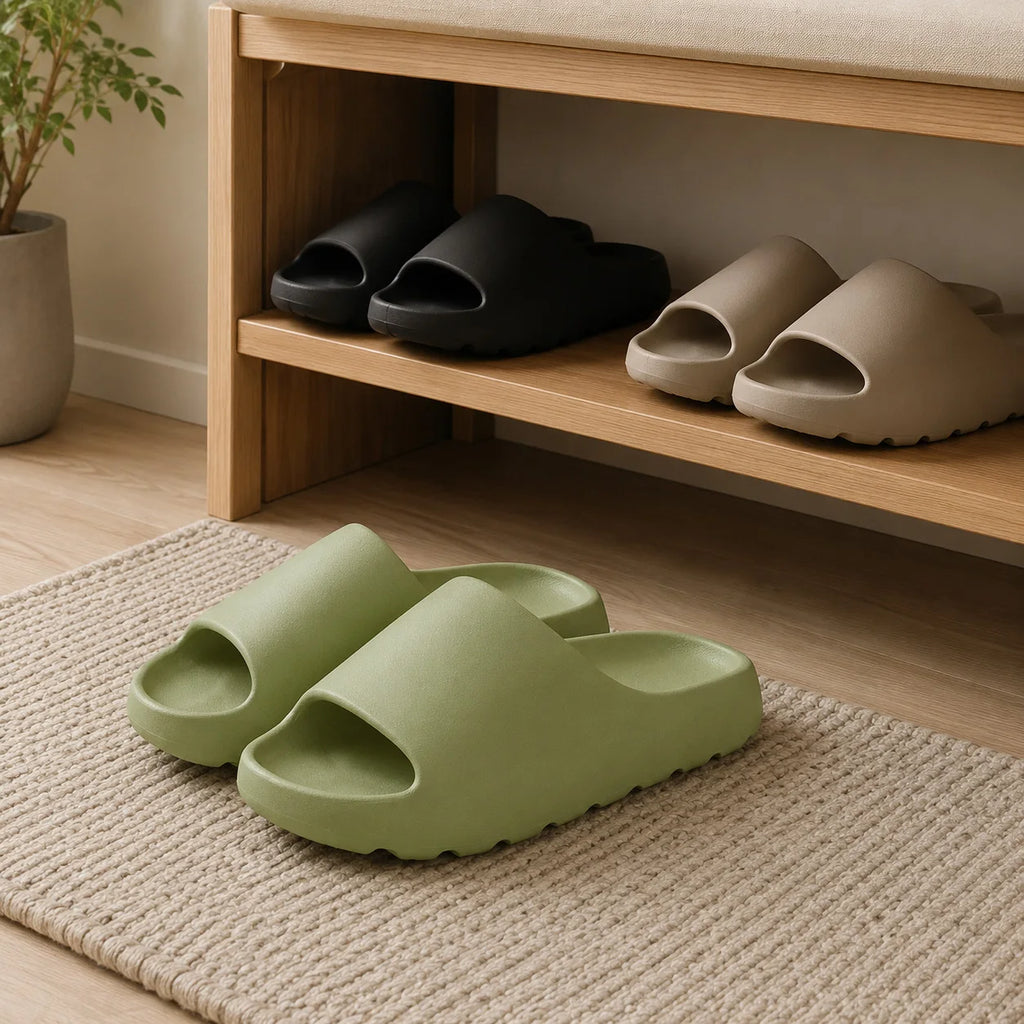 EVA Man Slippers Shoes Cloud Thick-soled Sandals Summer Soft Bottom