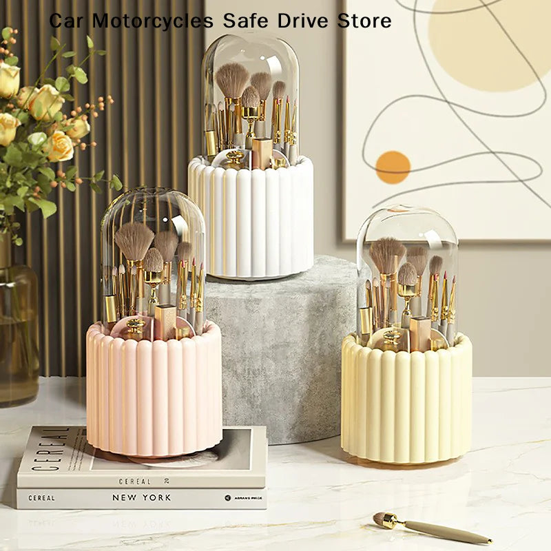 360 Rotating Makeup Desktop Cosmetic Storage Box Organizer Large