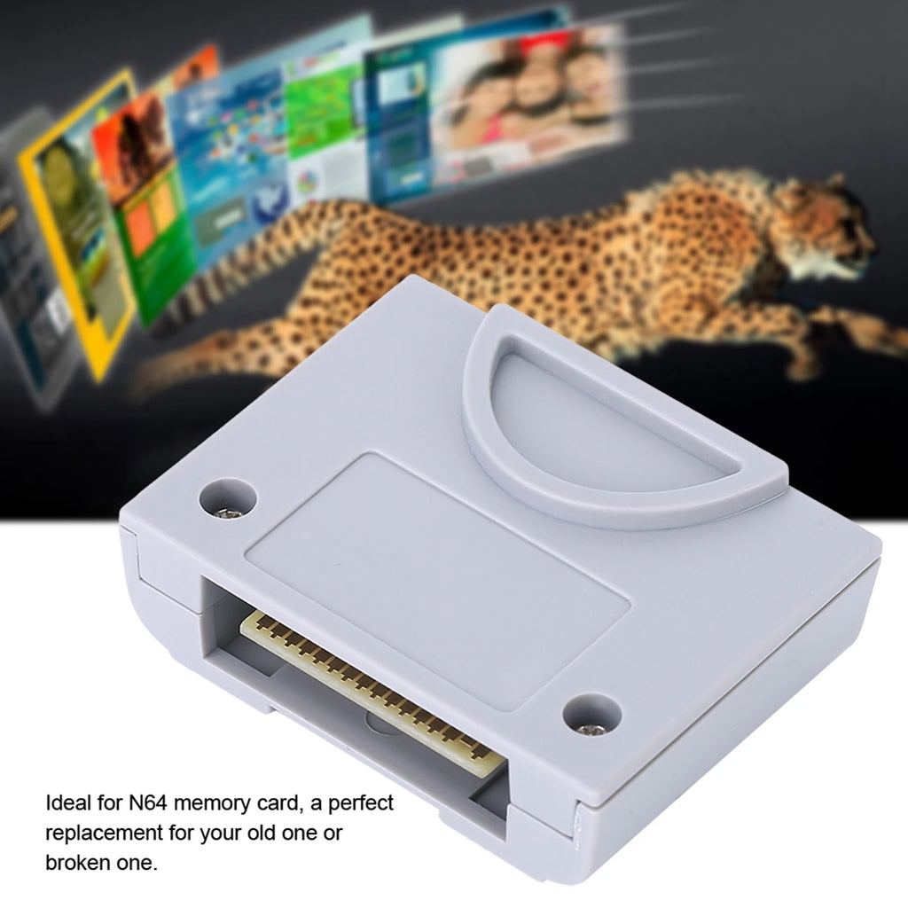 Memory Card 256Kb Replacement Memory Card Plug and Play for N64 Game Console Controller Zpaxo