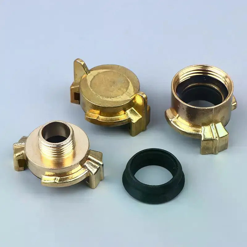 Quick Connect Water Fitting Claw Couplings Tap Connectors Copper DN15 DN20 DN25 Garden Water Connectors Zpaxo