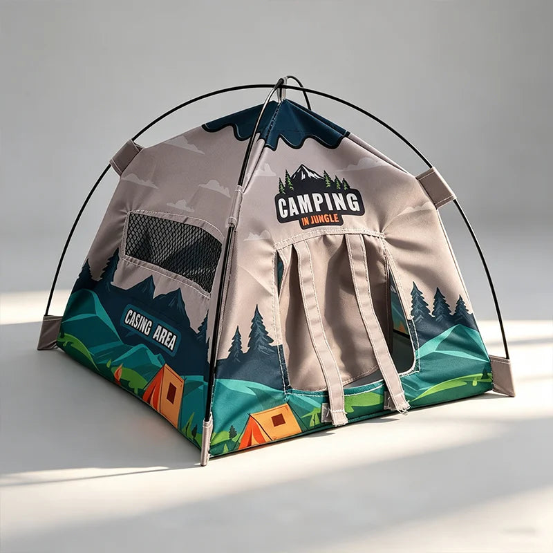 1 12 Miniature Camping Tent Simulated Dollhouse Outdoor Scene Prop
