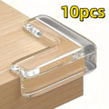 10pcs Transparent Silicone Corner Protector Set, Safe Edge Guards for Power Outlets and Table Corners Zpaxo 10pcs
