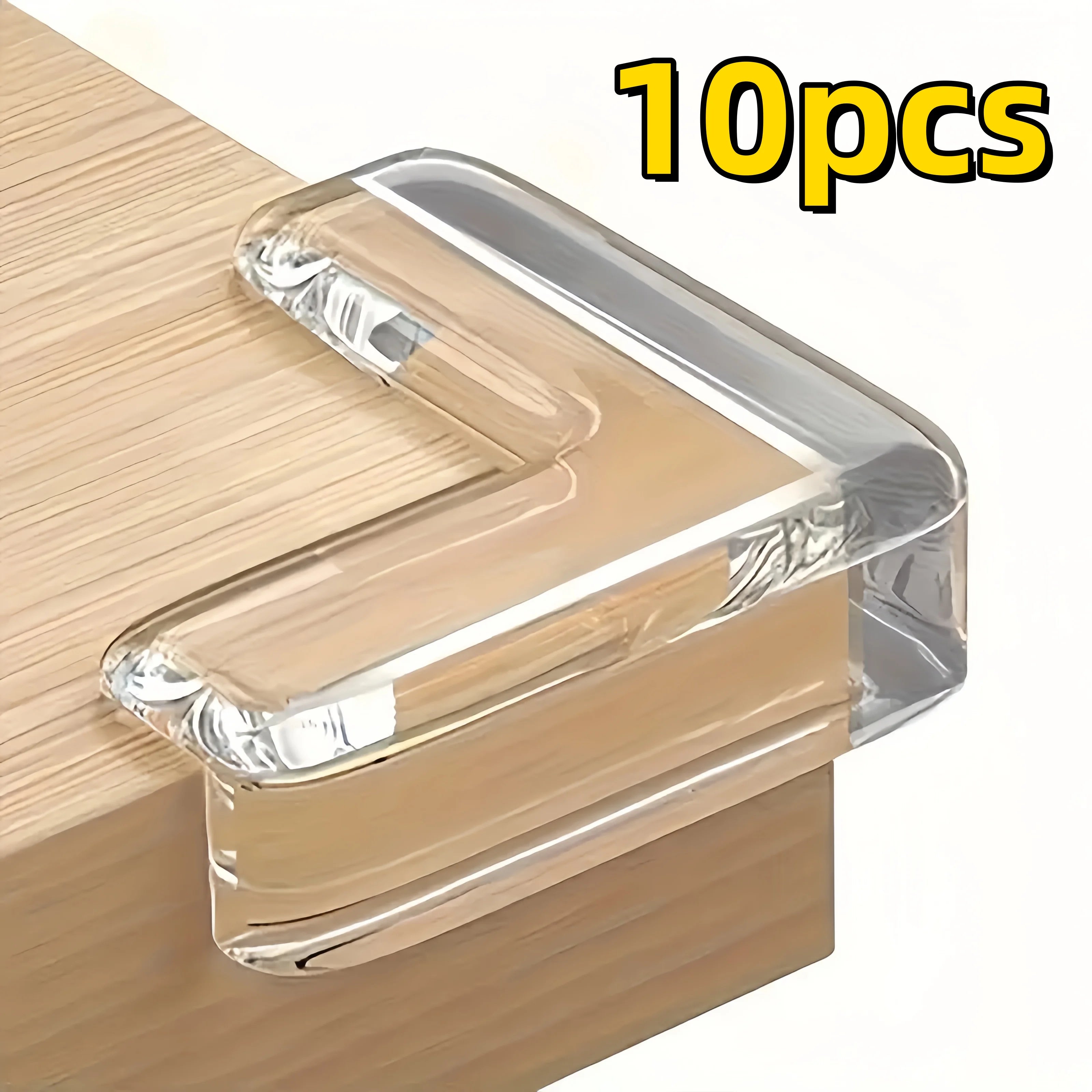 10pcs Transparent Silicone Corner Protector Set, Safe Edge Guards for Power Outlets and Table Corners Zpaxo 10pcs