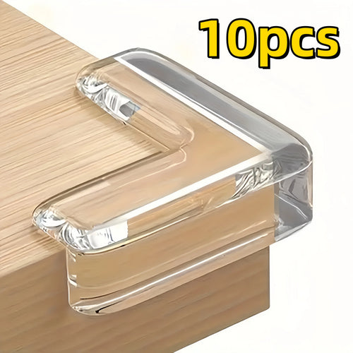 10pcs Transparent Silicone Corner Protector Set, Safe Edge Guards for Power Outlets and Table Corners Zpaxo 10pcs