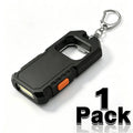 Mini Rechargeable LED Keychain Flashlight – 3 Modes & Bottle Opener Keychain Flashlight Zpaxo 1PCS