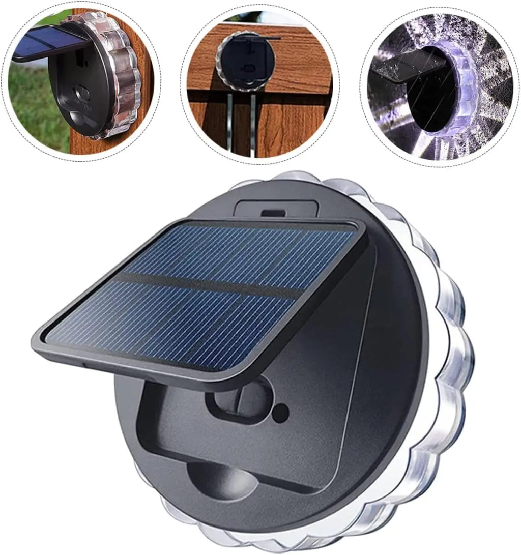 Solar Wall Lights Outdoor LED Lamp Hanging Decorative Step Lighting Zpaxo
