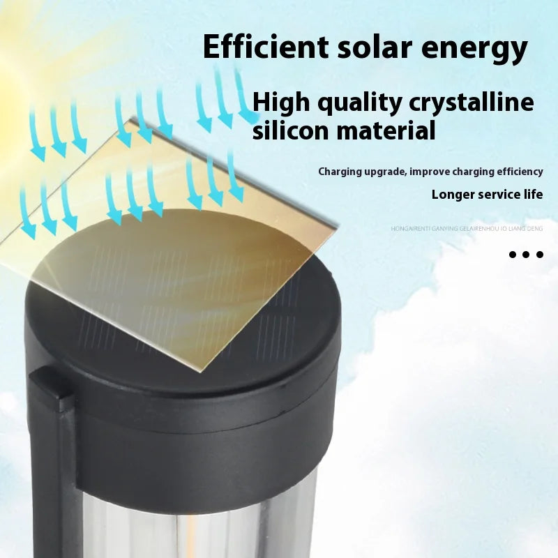 LED Solar Lawn Light – Rainproof Outdoor Garden Path Lamp