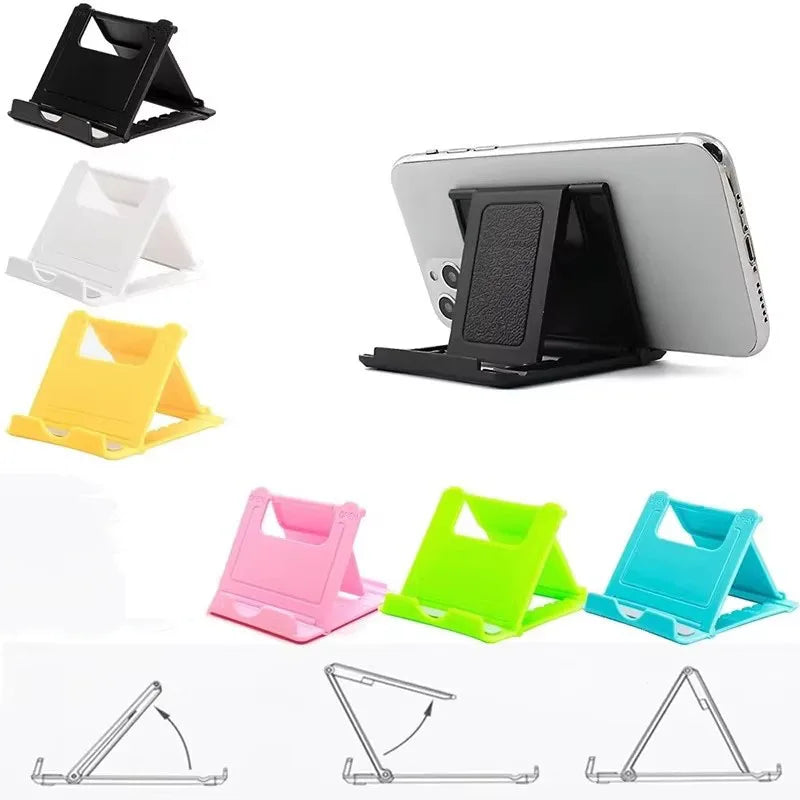 Foldable Phone & Tablet Desktop Stand – Universal Adjustable Holder