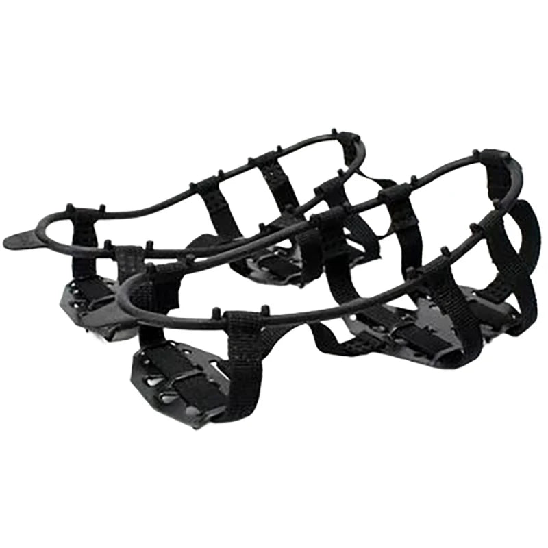 Hiking Ice Grips 24 Teeth Climbing Shoe Spikes Chain M L Crampons Zpaxo