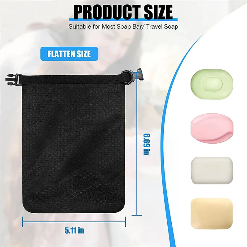 Multi-functional Travel Storage Bag Outdoor Soap Bar Case Dish Zpaxo