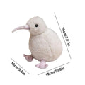 Kiwi Bird Stuffed Animal Soft Animal Toy Kiwi Bird Stuffed Animal Plushie Doll Pillow Toy Soft Bird Hugging Toy For Christmas Zpaxo WHITE United States