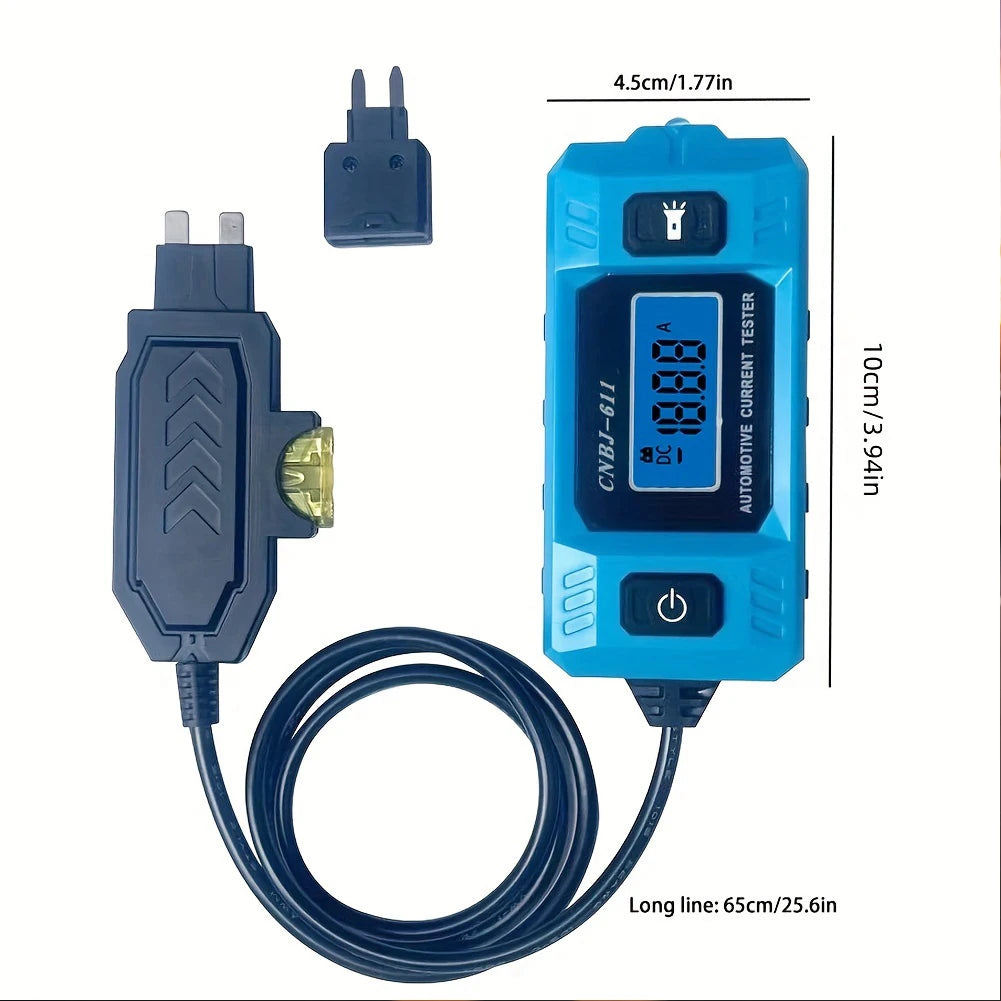 Automotive Fuse Current Tester Max 48V Testing Tool Blade Circuit