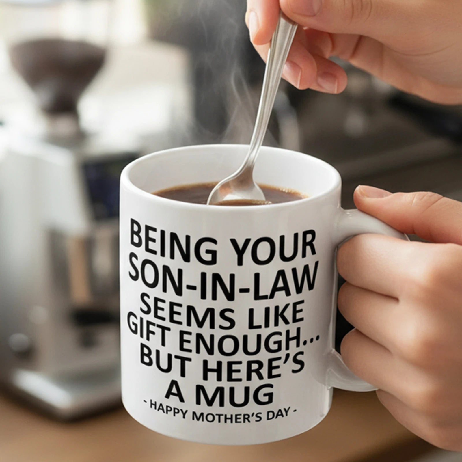 Being Son Law Seems Like Enough Funny Coffee Mug Cup Mothers Day