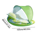 Inflatable Pool Float Detachable Canopy U-shape Lounge Chair Adult