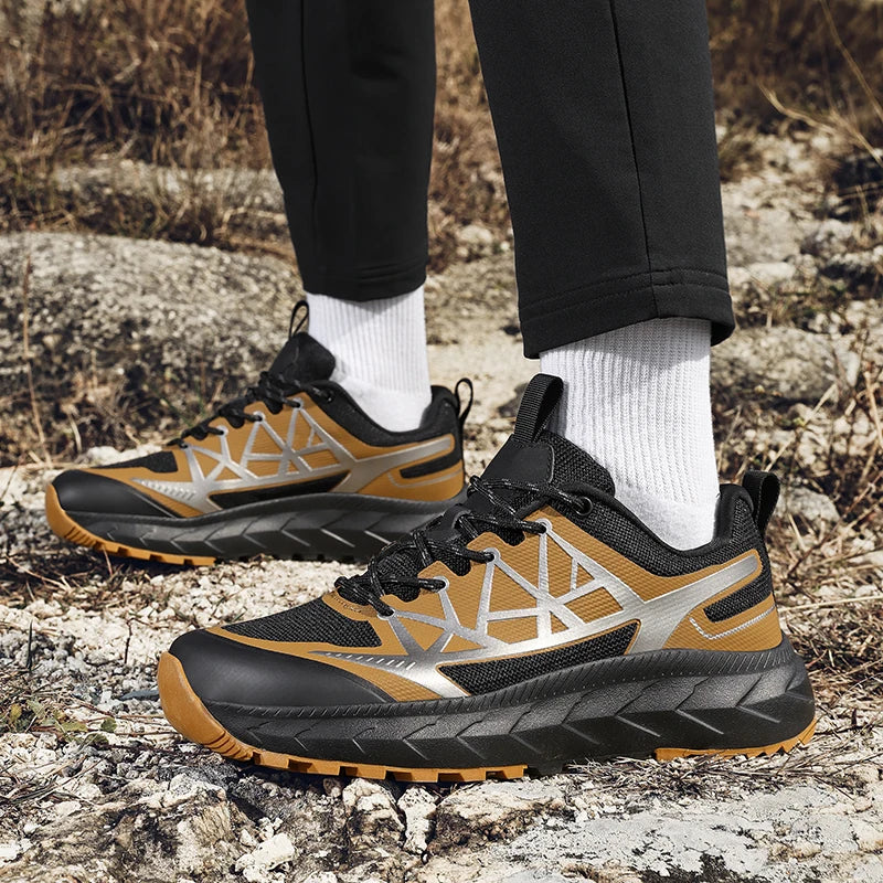Men's Casual Sneakers Luxury Trainer Shoes Breathable Race Running