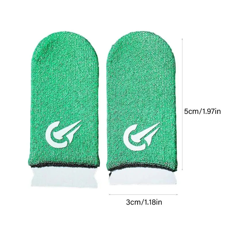 652F Breathable Silver Fiber Touch Display Finger Covers 360 Degree Zpaxo