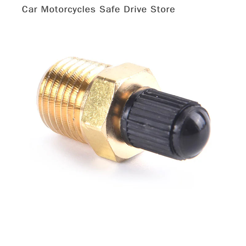 CM1 NPT Solid Nickel Plated Brass Air Compressor Tank Fill Valve Male