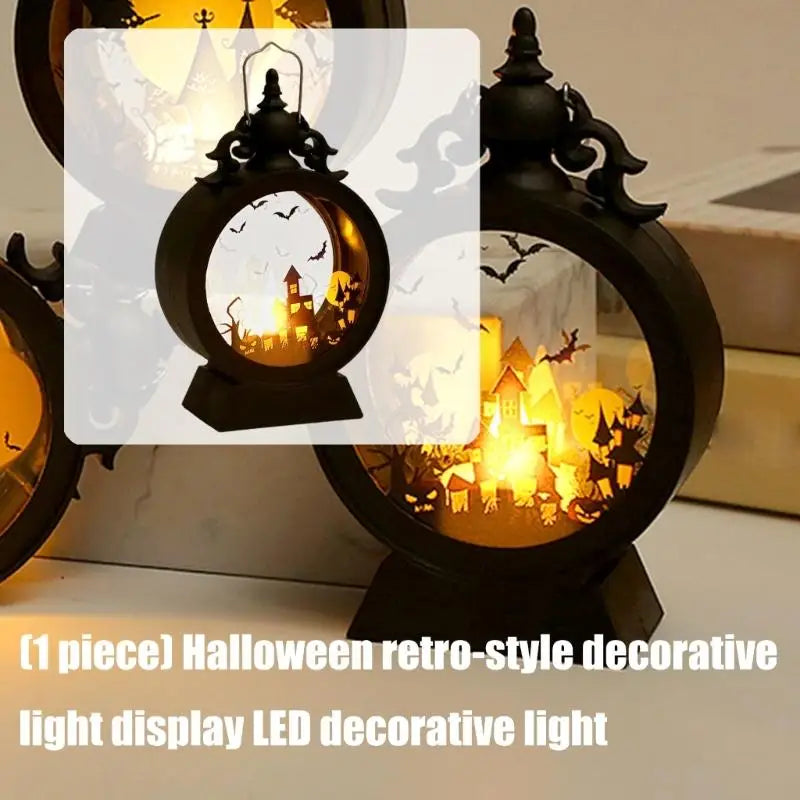 Festival Halloween Night Light LED Plastic Castles Decors User