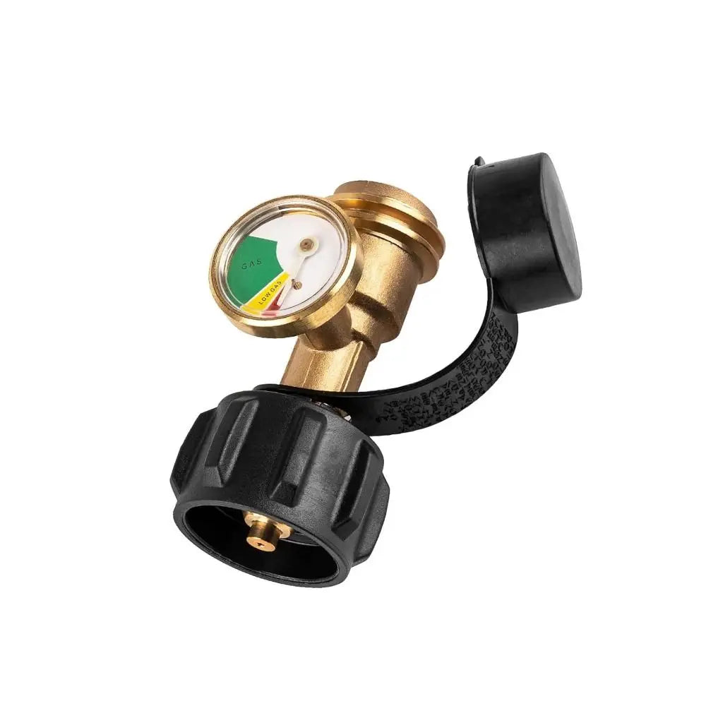 Adjustable Propane Tank Connector QCC1 Dustproof Refill Adapter Brass Zpaxo