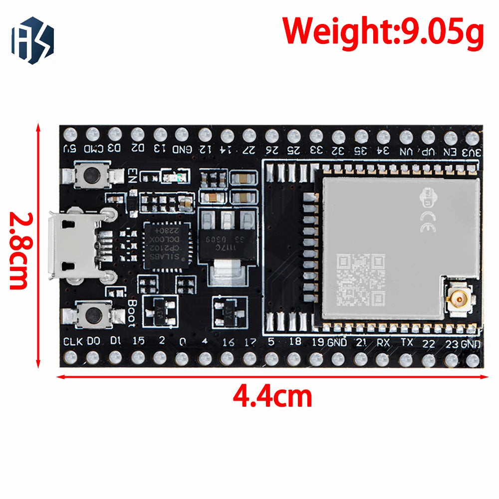ESP32-De-vKitC Development Board ESP32-32D 32U Dual-core Wi-fi 6 Zpaxo