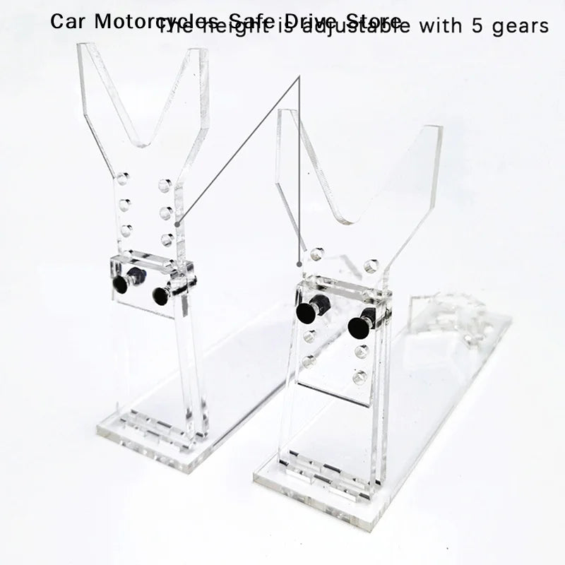 CMHot Clear Acrylic Hand Gun Display Stand Pistol Rack Holder 5 Gears