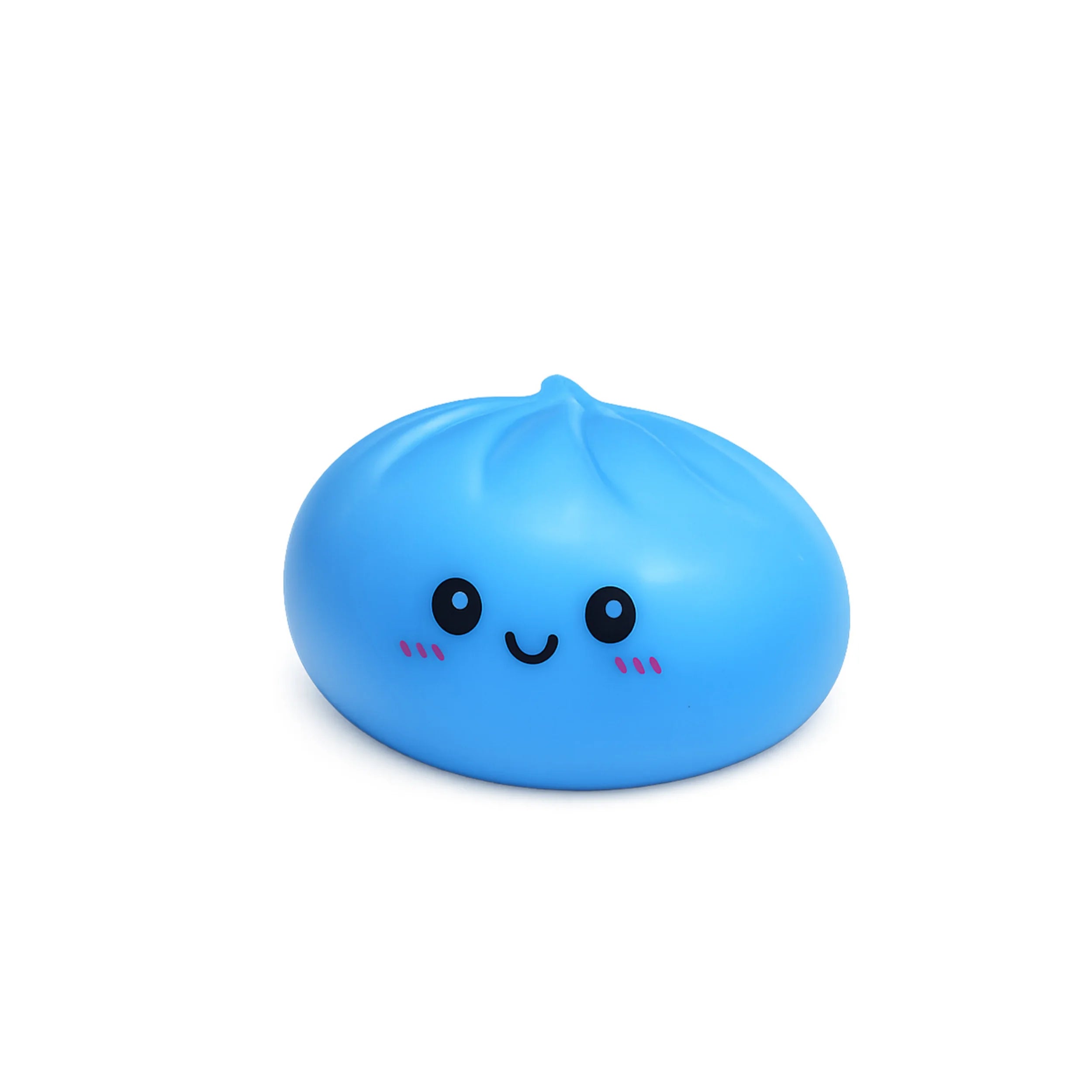 Dumpling Stress Ball Squeeze Sensory Toy – 6 Colors Stress Relief Toy Zpaxo Blue Ball