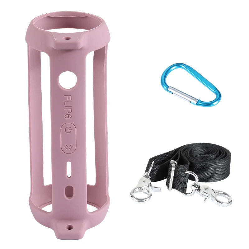 Silicone Protective Skin Cases Travel Cover Case Shoulder Strap Hook Zpaxo