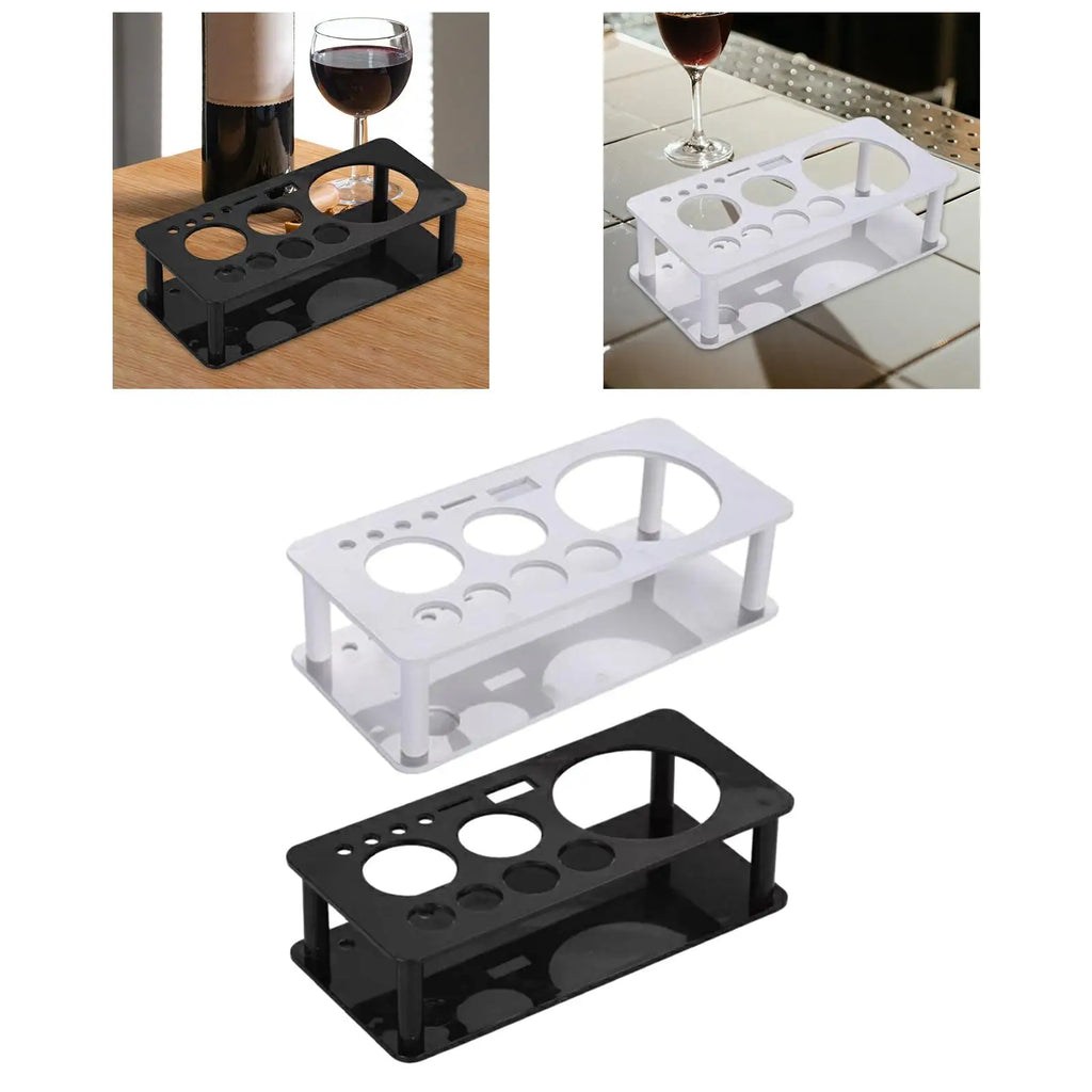 Bartending Tool Holder Bottle Rack Accessories Portable Cocktail Shaker Stand for Party Bar Wedding Cocktail Zpaxo