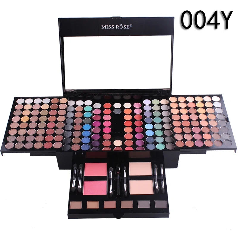 Miss Rose Professional 180 Eyeshadow Blush Cosmetic Foundation Face Zpaxo 004Y