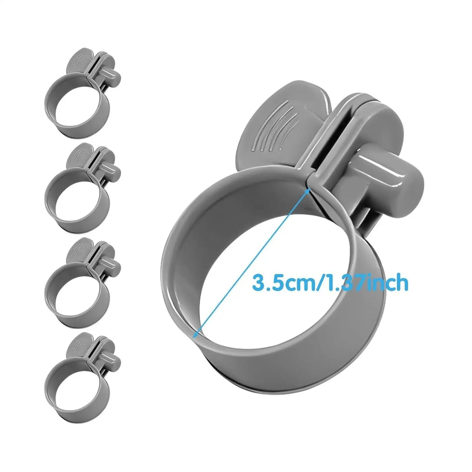 Pool Hose Clamps Adjustable Tube Clip 1 25 Pump Connector Home