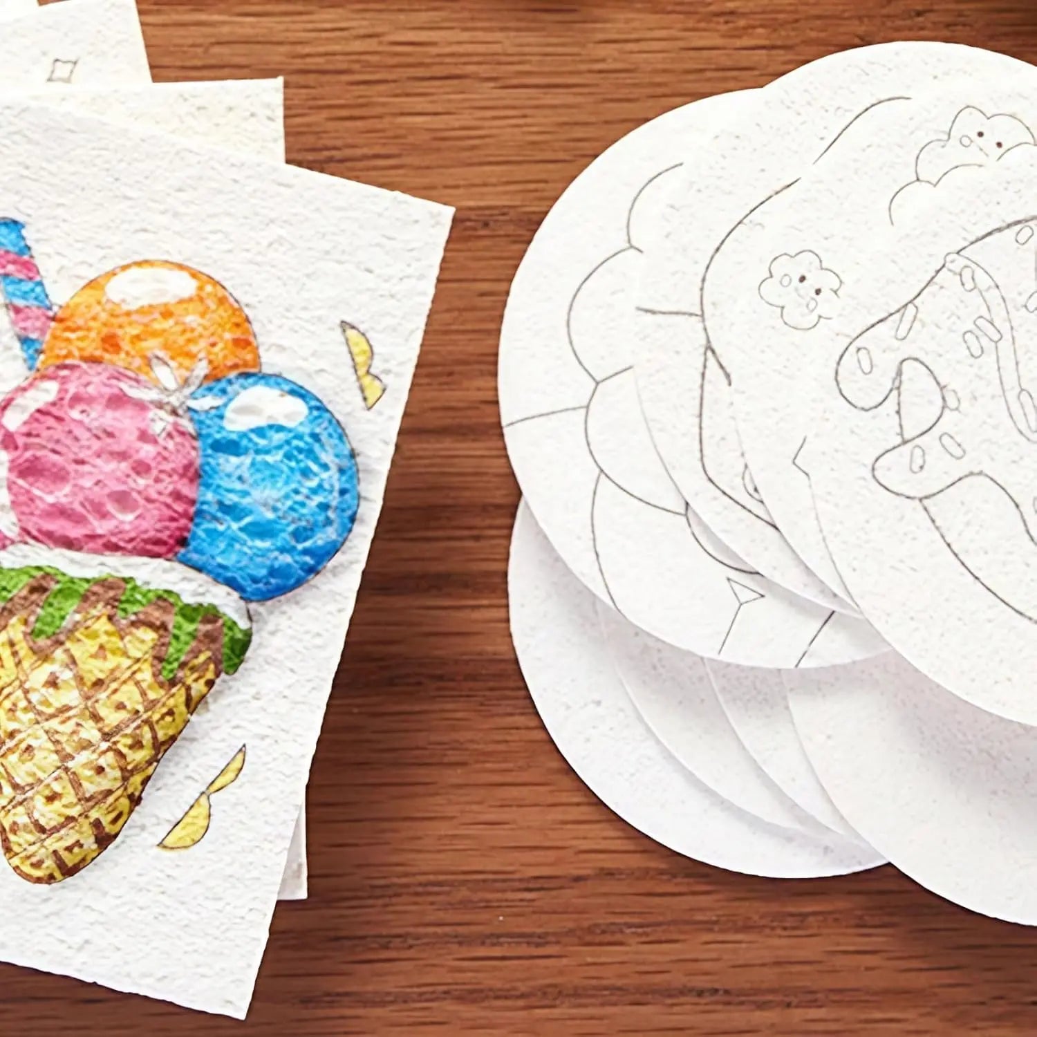 Magic Puffy Paint 3D Drawing Canvas Sponge Foam Texture Blank