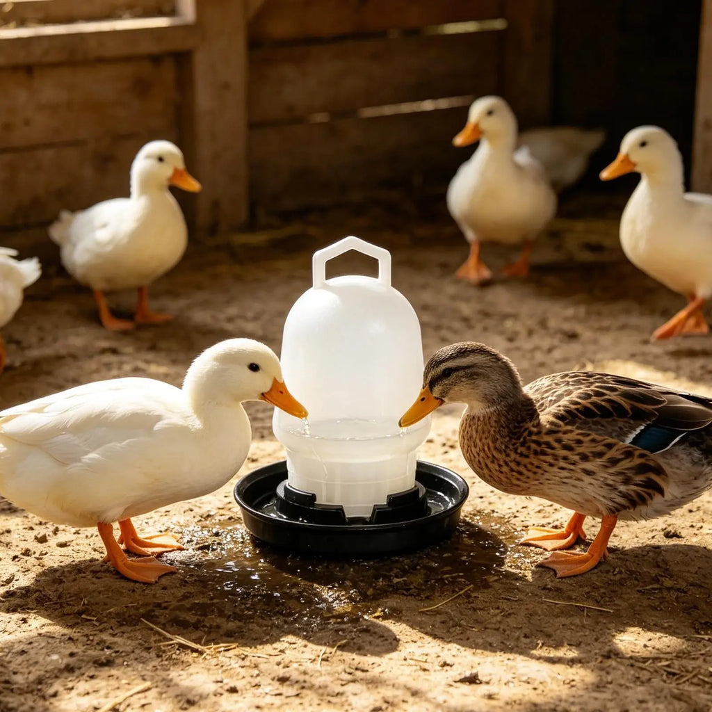 Automatic Chicken Waterer Poultry Drinker Duck Goose Water Cup