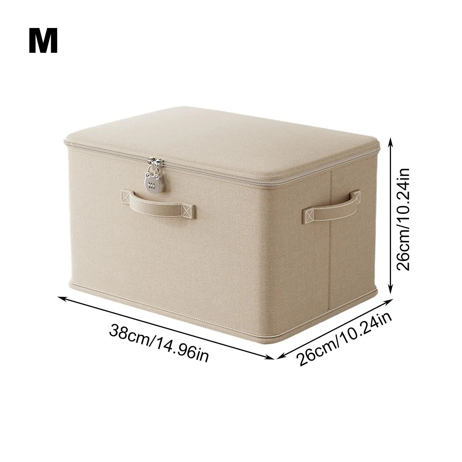 Storage Box Lock Stackable Container Secure Handle Locking Organizing