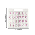 Solo Mahjong Board Practice Tiles 24 Slots Portable Fun Games Mahjong Practice Board Training Tool for Vacation Camping Zpaxo White