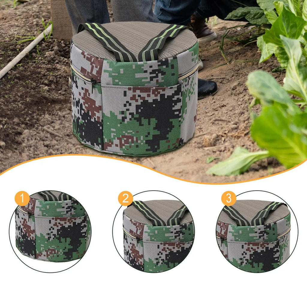 Gardening Stool Wearable Garden Seat Stool for Children Adults Backpacking Zpaxo